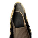 Tory Burch  snake print embossed leather flat espadrilles size 7 color block Photo 4