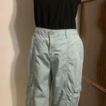 Merona Light Blue Cargo Capri Pants Photo 6