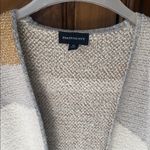 Fortune + Ivy  Stitch Fix NWOT open front cozy cardigan cream tan gray size M Photo 1