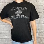 Harley Davidson Black Graphic T-Shirt Photo 0