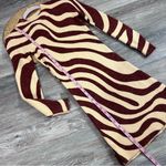 ZARA  zebra jacquard‎ knit mini dress Photo 2