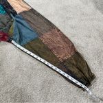 Handmade Patchwork Overall Maxi Baggy Jumpsuit Cotton Boho Hippie Multicolor L Brown Size L Photo 10