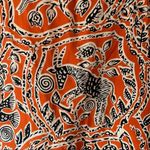 Joie  Silk African Safari Print Dress Size XS Photo 9