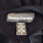 Banana Republic Classic Black Dress: Sleeveless, High Neck, w/ Mini Skirt, sz. 2 Photo 3