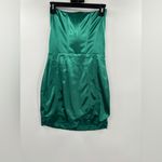 superdown  Zoe Strapless Mini Dress in Teal Medium Photo 2