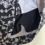J. Jill Fit Abstract Floral Skort Black Gray Drawstring XS Petite with Pockets Size undefined Photo 3