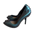 Melissa  Spikes II Peep Toe Heels Iridescent Jelly Pump Platform Size 7 Women's Photo 4