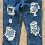 BDG  Urban Outfitters High-Waisted Mom Jean Rigid Denim Destroyed Medium Wash 27 Photo 6
