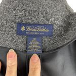 Brooks Brothers  Womens Size 10 Wool Angora Blazer Jacket Single Button in Gray Photo 11