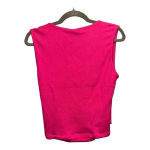 Bobi NWT  Los Angeles‎ Pink Semi Cropped Ribbed Tank Top Photo 2