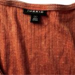 Torrid  Ribbed Peplum Tank – Dusty Rose, Size 00 (M/10) Photo 3