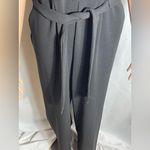Tommy Hilfiger Women’s Black Sleeveless Belted Jumpsuit 10P Petite Mock Neck Photo 1
