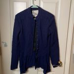 Anthropologie White Crow navy blazer small Photo 2