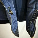 RARE VTG 80s Embellished Blue Black Gold Crazy Coat Jacket Women's Velvet M Size M Photo 5