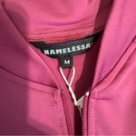 Namelessage Women Outdoors Berry Long Sleeve Athletic 1/4 Zip High Neck Top Sz M Pink Size M Photo 10