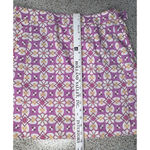 EP Pro Purple White Floral Geometric Golf Skort Size 6 Photo 3
