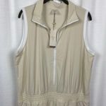 Calia Beige Light Sand Sleeveless Zip Mock Neck Golf Mini Dress Sz.XL NWT Tan Photo 4