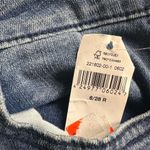 Gap NWT  Women's High Rise Flare Jeans Size 6 Blue Medium Wash Distressed Photo 4