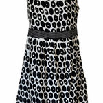 Gerard Darel Cotton Silk Dress Sleeveless Polka Dot Italy Designer Pockets FR 44 Photo 0