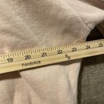 ZARA Hoodie Womens Size Large Light Pink Oversized Drawstring Minimalist Comfort Photo 6