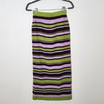 SheIn  Striped Bodycon Sweater Set Size Medium 2-Piece Crop Top and Skirt Photo 4