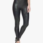 SPANXshape Faux Leather Legging Shiny Shaping Womens Size Medium Black Photo 1