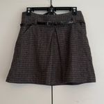 The Limited  Chevron Mini Skirt with Croc Belt - Size 4 | Y2K Revival‎ | Twee Photo 1