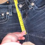 Miss Me Signature Skinny Crop Jeans Dark Wash 24 Angel Wing Cross Photo 10