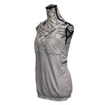 Wear It Declare It Y2K Gray Lace Trim Camisole Tank Top Babydoll M Beige Boho Size M Photo 2