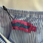 Edikted  Blue Ribbed Mini Going Out Skirt Size Small Photo 1