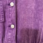 Denim Purple Romper Size M Photo 2