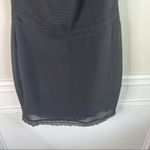 Alice Temperley black lace off the shoulder pleated bodycon dress size 12 grunge Photo 5