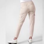 Athleta  Chelsea Cargo Lined Ivory/Cream Colored Pants  S/631619-05  SIZE 6 Photo 1