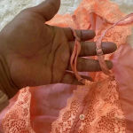 Victoria's Secret Peach Top, racer back lace, Photo 7