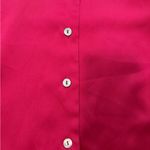 Rachel Zoe Silk Tie-Front Blouse – Hot Pink – Size M Photo 3
