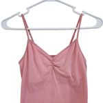 American Eagle Cinched Front Tank Top V-Neck Spaghetti Straps Blush Pink Size XS Photo 5