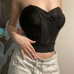 vintage lingerie corset top Black Size L Photo 1