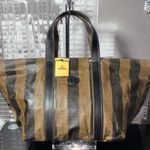 Fendi Authentic  Bag Pequin Striped Bag Photo 0