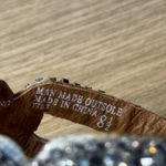 Yellow Box Sandals 8.5 Silver Rhinestone Toe Ring Flat Sandals Diamond Sparkle Photo 11