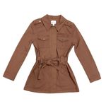 Market & Spruce  Bambi Belted Cargo Utility Jacket Mauve Outdoor Casual Size S Photo 11