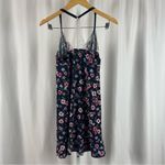 Marilyn Monroe Medium Floral Lace Retro Satiny Silky Ruffle Boho Dress Nightgown Photo 1