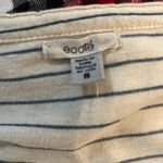 Ecote ’ Size Small Beige And Blue Striped Top Photo 6