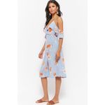 Forever 21 ✨ Open-Shoulder Floral Wrap Dress✨ Photo 2