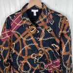 Charter Club Vintage 90s Y2K Equestrian Cotton Quilted Jacket Size Large Horse Photo 2