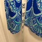 Lilly Pulitzer  Blue and Green Floral Top Photo 3