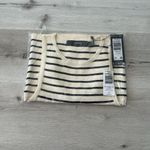 VERO MODA  Sleevess Striped Tank Top in Mono Eggnog/Black S NWT IN PACKAGE Photo 4