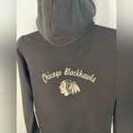 Old Time Hockey Chicago Blackhawks  Full Zip‎ Sweatshirt Jacket Women's M Black Photo 4