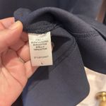 Pomander Place‎ by Tuckernuck Charlotte Terry Shirt Dress Navy/Cream Size Large Blue Photo 8