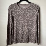 Cold Crush  Women's Cheetah Print Long Sleeve T-Shirt Size Small Photo 0