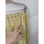 Torrid  Pull On Wide Leg Striped Linen Blend Pants Women 1R XL Yellow White Beach Photo 10